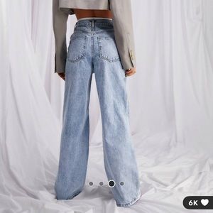 NWOT ASOS DESIGN high rise relaxed dad jeans